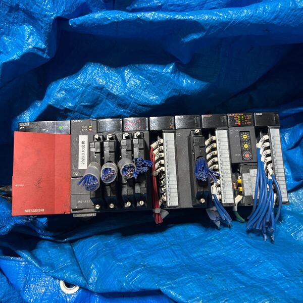 三菱電機 PLC シーケンサ Q01CPU QX42 QY42P QX41 QY40P QJ71BT11N QX40