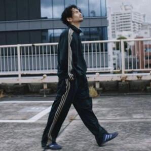 【常田大希着用】アディダスオリジナルスベッケンバウアートラックパンツブジャージグリーンベージュ緑色Sサイズ男女兼用メンズレディース