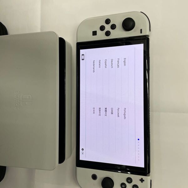 クーポンでお得に!即決★すぐ発送★中古 Nintendo Switch 有機EL 本体 HEG-001 ホワイト 任天堂 ニンテンドー スイッチ ゲーム機