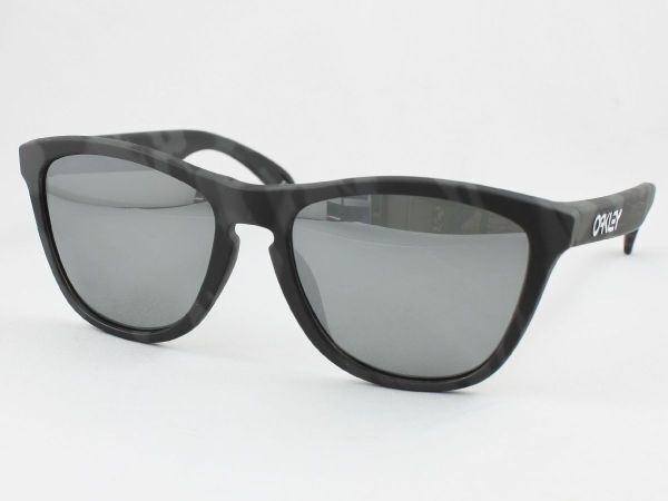 OAKLEY オークリー サングラス OX8137A-0455 フロッグスキン+日本製 偏光レンズ ダークグレー シルバーミラー OO9245同型 ハードケースなし