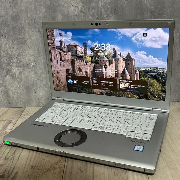大画面!レッツノート CF-LV8/Core i5/メモリ8GB/SSD256GB/Windows11 カメラ Office付き 即納! 初期設定不要☆ 届いてすぐに使えます◎