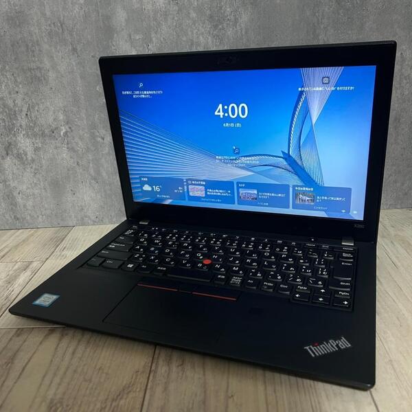 軽量コンパクト ThinkPad X280 8世代 i5/8GB/SSD128GB/12.5インチ Windows11 カメラ Office付き 初期設定不要☆ 届いてすぐに使えます◎