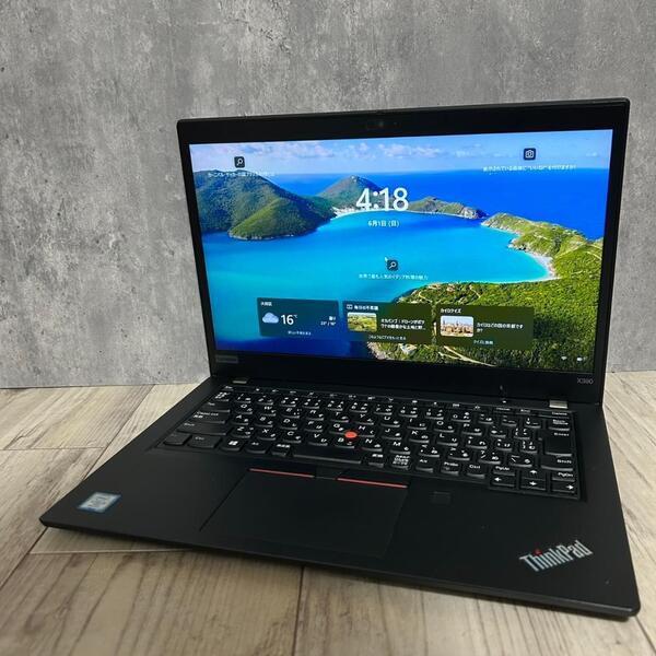 人気!第8世代☆Lenovo ThinkPad X390 8GB/SSD256GB Windows11 カメラ Office付き 即納! 初期設定不要☆ 届いてすぐに使えます◎