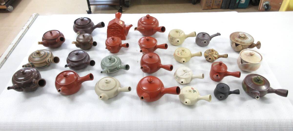 常滑焼 靖仙作 湯呑み 急須セット 7点セット 未使用｜Yahoo