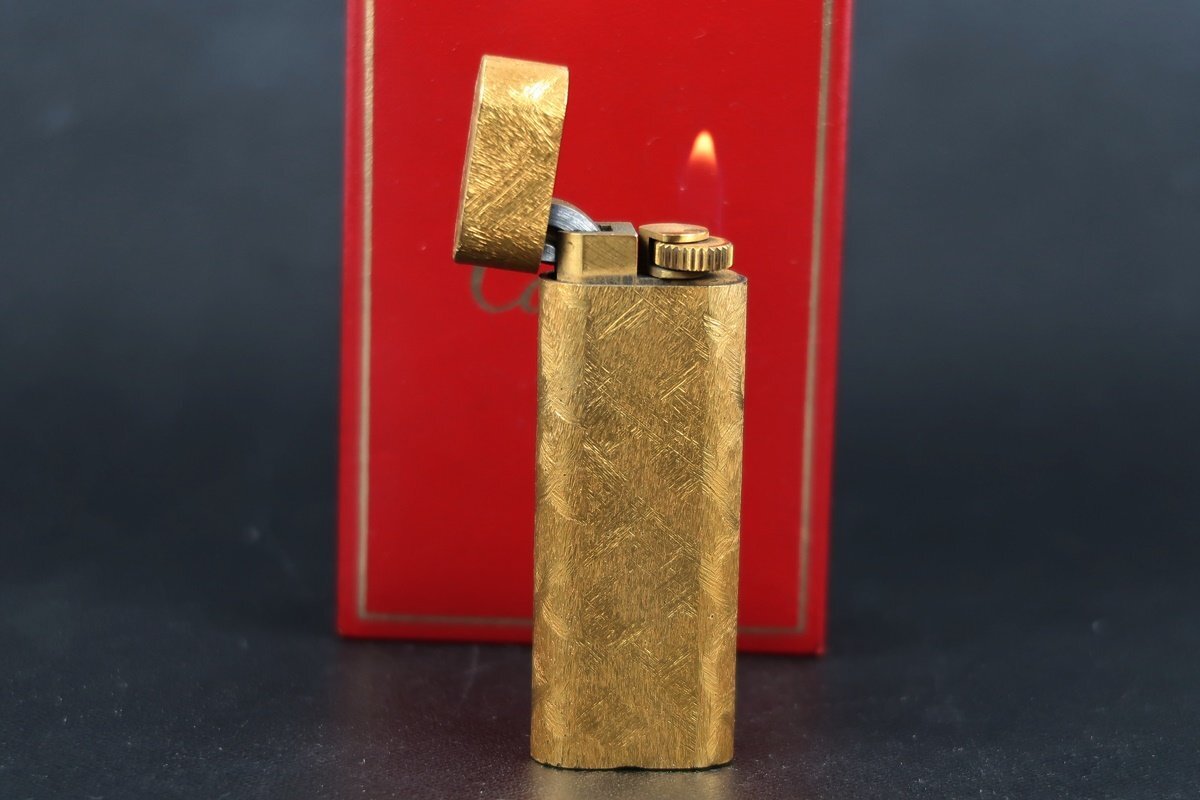 Cartier カルティエ 【着火確認済み】ガスライター オーバル型