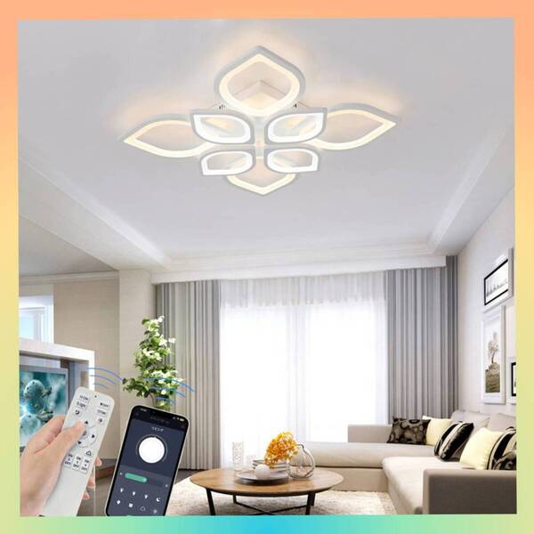 ☆北欧風 花の形 おしゃれ LED シーリングライト 天井照明