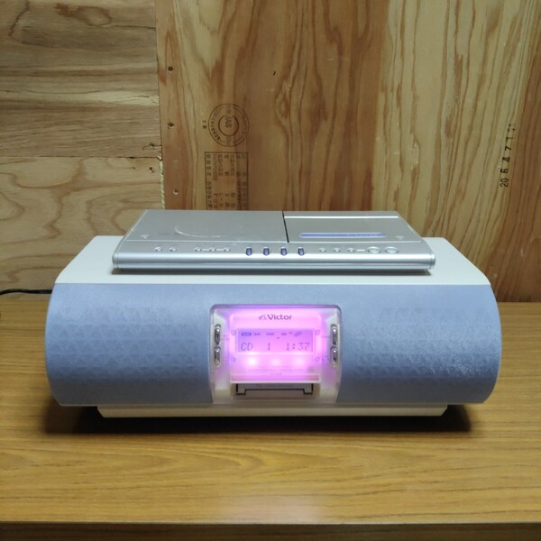 送料無料(1295)Victor ビクター CDラジカセ RC-X5MD-A