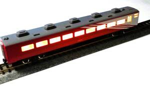 ★KATO 14系客車 スーパーエクスプレスレインボー・オロ14(グリーン車・室内灯、点灯) /定形外発送¥180~・・・③