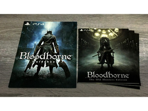 冊子 《 PS4 Bloodborne ガイドブック 1冊 & ステッカー 3枚 》ブラッドボーン / 販促品 広告 激レア 希少 ※ゲームソフトではありません※