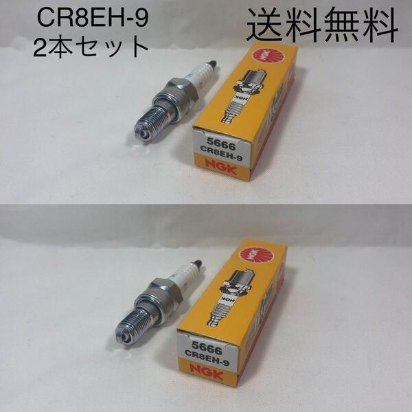 【送料無料】VT250スパーダ VTR250 VTZ250 Vツインマグナ ゼルビス NGK スパークプラグ CR8EH-9 2本セット 新品 MC20 MC33 MC29 MC25