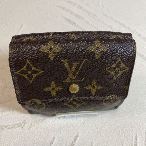 ルイヴィトン モノグラム Wホック 財布 三つ折り ポルトモネビエ M61660 LOUIS VUITTON