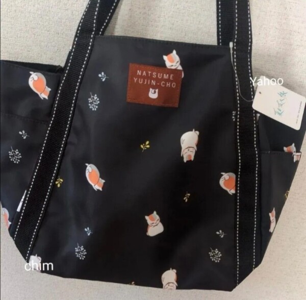 バルーンバッグ 夏目友人帳 トートバッグ にゃんこ先生 バッグ レディース トート マザーズバッグ 猫 エコバッグ 大容量 ねこ ビッグトート