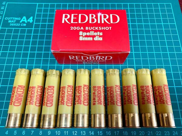 【10個セット】ショットシェルキーホルダー 不能加工済 20ゲージ 空薬莢 ダミーカート