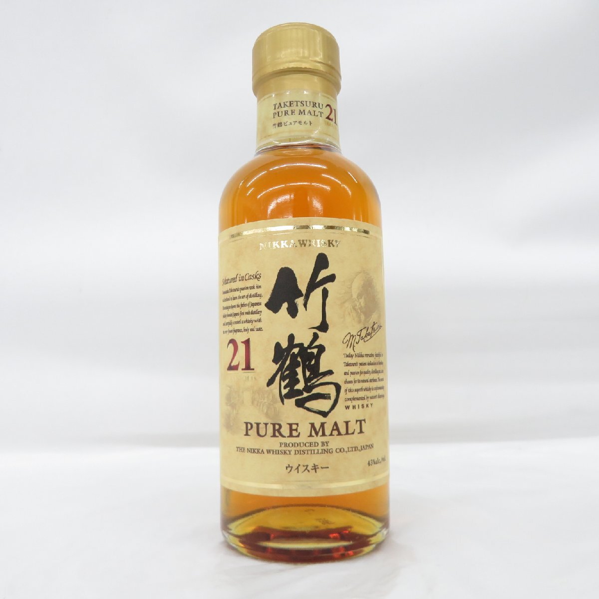 【未開栓】NIKKA 竹鶴 21年 ピュアモルト 180ml 未開栓】NIKKA 竹鶴 21年 ピュアモルト 180ml ニッカウヰスキー