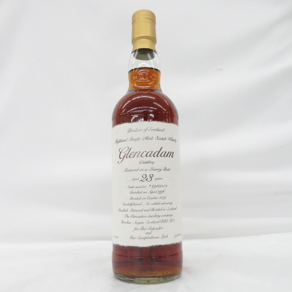 グレンカダム 1991 30年 GLENCADAM グレンカダム 30年 シングルカスク 1991-2021 700ml