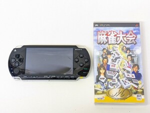 EE639-N29-5262◎ SONY ソニー PSP 1000シリーズ 本体+ソフト 麻雀大会 セット ゲーム機 ジャンク 現状品2◎