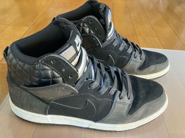 ナイキ ダンク sb ハイ 27cm シビリストベルリン ブラック ホワイト nike dunk high civilist berlin ラベンダー ブラウン スニーカー 黒