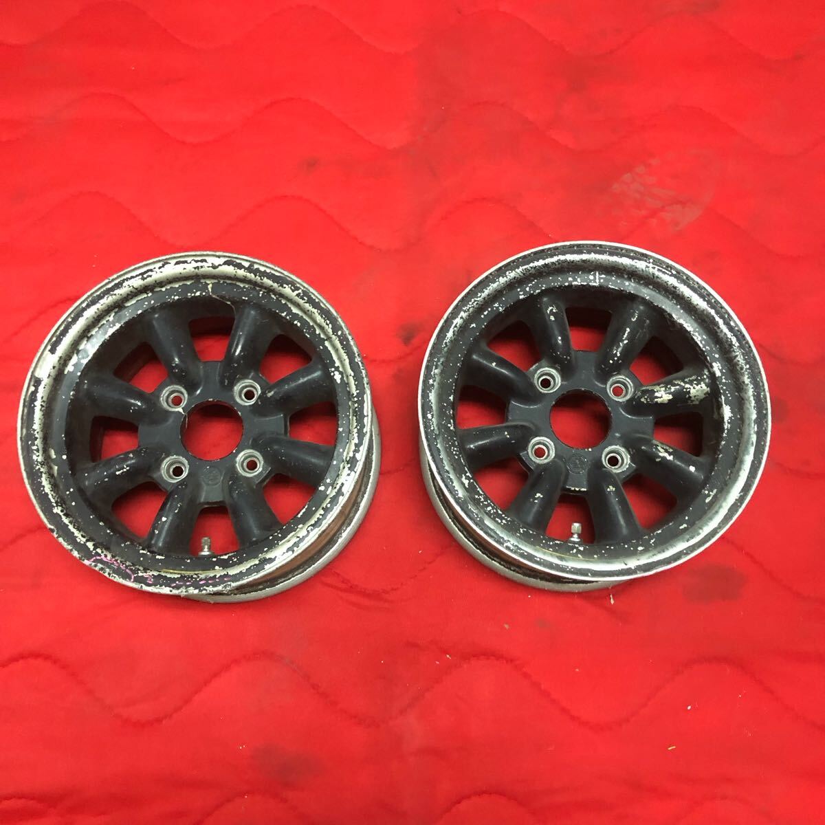 7Jワタナベ　レーシング13インチホイール2本 Yahoo!オークション -「ワタナベ 7j」(13インチ) (ホイール)の