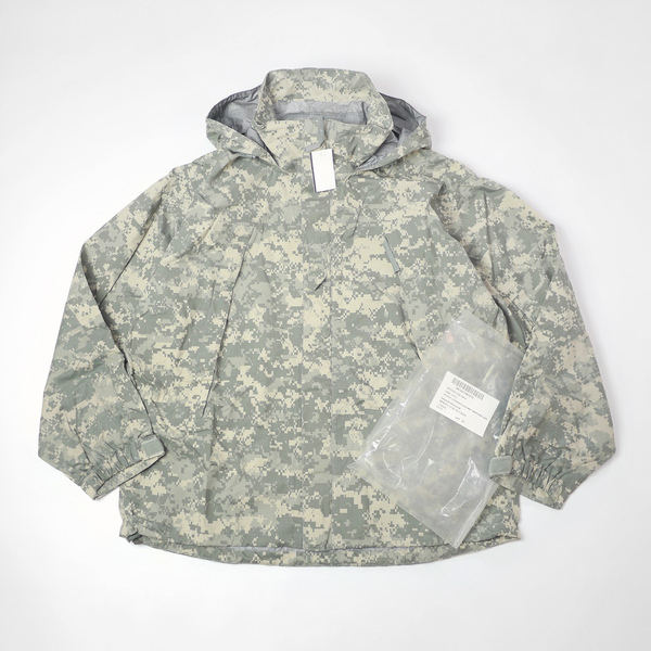 ミントコンディション US ARMY ECWCS M-R ミリタリー レイン ジャケット パーカー デッドストック? 米軍 軍物 迷彩 ACU UCP NAVY USN USMC