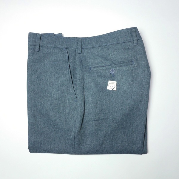 90s Levis ビンテージ リーバイス アクション スラックス ポリエステル パンツ スタプレ ヘザー ブルー 杢ブルー 青色 霜降り 1991 W36 L27