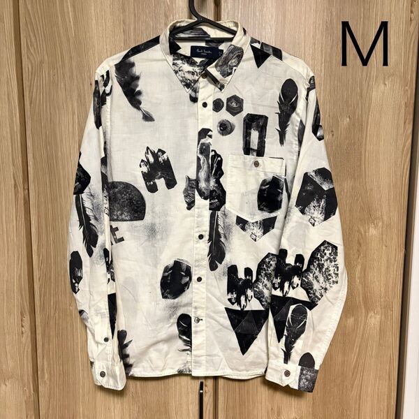 1135 paul smith ポールスミス ジーンズ 長袖総柄シャツ M