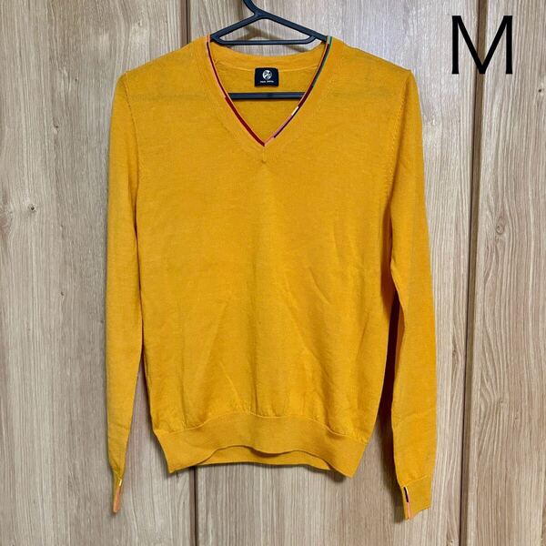 1152 PS paul smith ポールスミス 長袖Vネックニット セーターM
