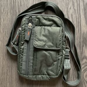 美品 00s オールドユニクロ テック ミニショルダーバッグ カーキ KHAKI Y2K Old Uniqlo Tech リップストップナイロン archive アーカイブ
