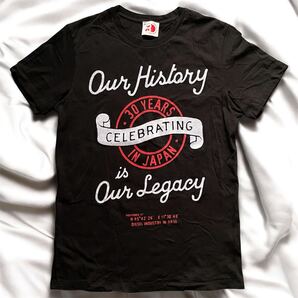 レア 比較的美品 ディーゼル 日本30周年記念 Tシャツ ブラック BLACK フロッキープリント 日本限定 Diesel 30th Anniversary in Japan Tee