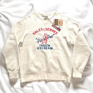 新品 タグ付き バーンズアウトフィッターズ Cozun 両V ガゼット スウェット 日本製 BARNS OUTFITTERS コズン BR-21430 染み込みプリント