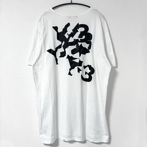 Y-3×adidas×YOHJI YAMAMOTO コラボ Tシャツ サイズL 白 ホワイト 半袖 古着