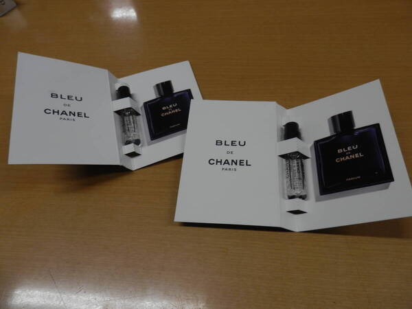 CHANEL シャネル ブルー ドゥ シャネル パルファム ヴァポリザター 1.5ml 2個 香水【A124】