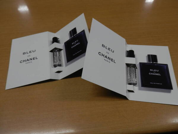 CHANEL シャネル ブルー ドゥ シャネル オードゥ パルファム ヴァポリザター 1.5ml 2個 香水 【A182】