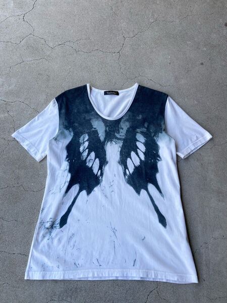 Rare Japanese Label Y2K TORNADO MART ARCHIVE ART PRINT WHITE T-SHIRT