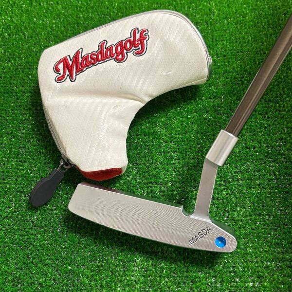 MASDA GOLF マスダゴルフ STUDIO 2 スタジオ 2 33インチ FIRE EXPRESS PT-130 ヘッドカバー付き ファイアー エクスプレス パター