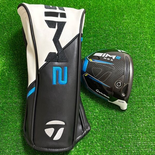 テーラーメイド SIM2 MAX 10.5° シム2 マックス ヘッドのみ ドライバー 1w TaylorMade ヘッドカバー付き