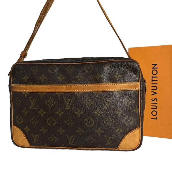 正規品☆ルイヴィトン LOUIS VUITTON モノグラム トロカデロ ショルダーバッグ 茶色 ブラウン クロスボディ