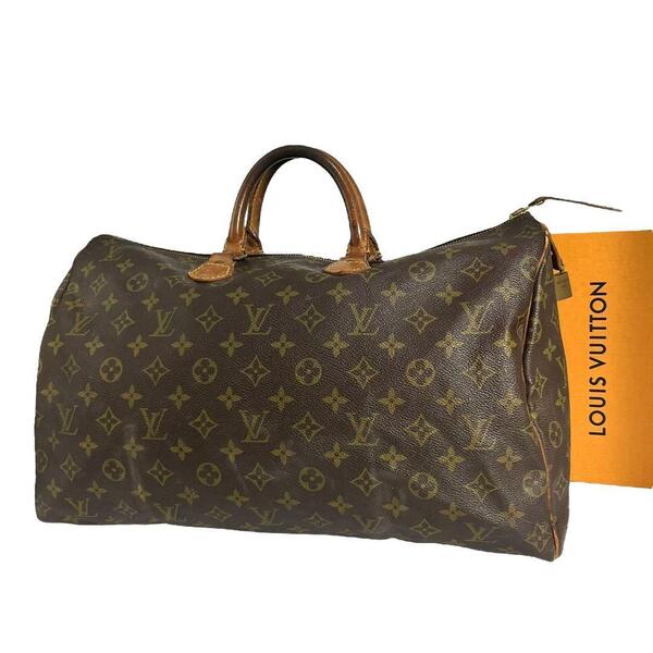 正規品☆ルイヴィトン LOUIS VUITTON スピーディ40 ハンドバッグ ボストンバッグ モノグラム ブラウン 茶 鑑定済