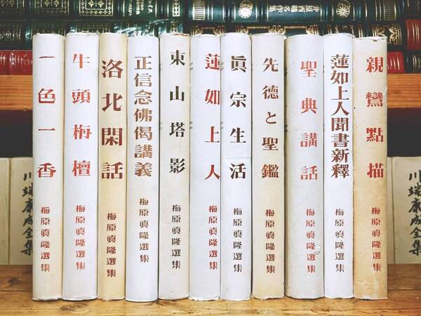 絶版!! 梅原真隆選集 全11巻 専長寺文書伝道部道 検:前田慧雲 歎異抄 愚禿鈔 教行信証 正信偈 親鸞聖人 法然 覚如上人 浄土三部経 浄土真宗