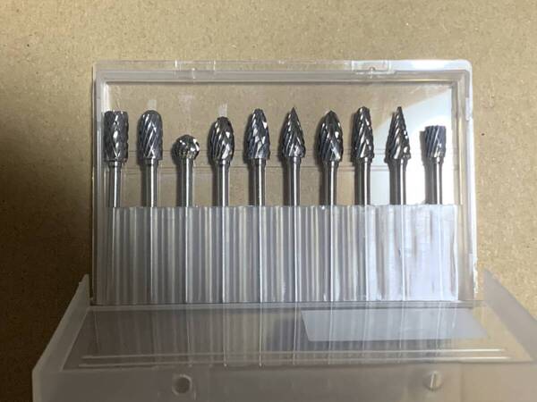 軸3mm 超硬ビット10本