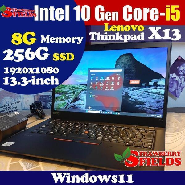 ★★ Lenovo X13 10世代 i5 10310U 256G SSD NVMe 8G 1920x0180 FHD 13インチ PEE03