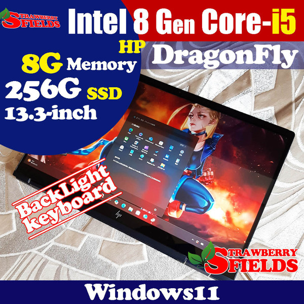★ HP DragonFly 8世代 i5 8265U 256G SSD 8G LTE 1920x1080 FHD タッチ液晶 ★ PKK01