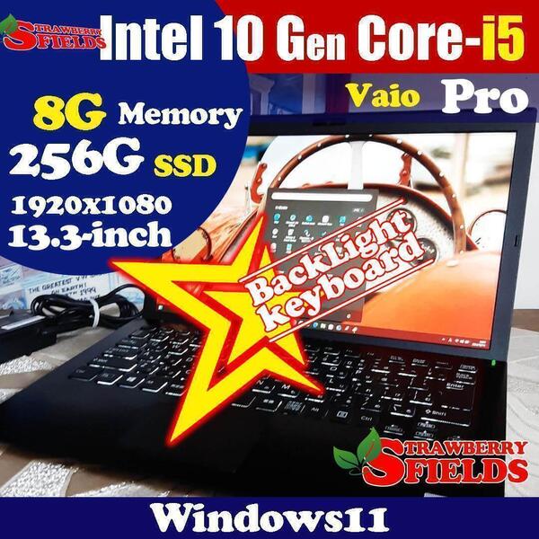★★ 13インチ Vaio ProPG 10世代 i5 1035G1 256G SSD 8G 1920x1080 バックライトキーボード Windows11 KBA11