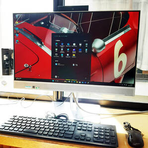 HP EliteOne 800 G4 8世代 Core-i7 8700 256G/SSD + 500G/HDD のツイン 8G 1920x1080 FHD Windows11 即決 PPCC01