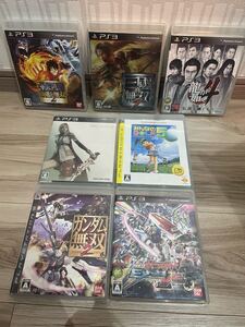 プレステ3 ソフトまとめ売り プレーステーション3 ワンピース海賊無双2 戦国無双 龍が如く FF 機動戦士ガンダム みんなのゴルフ PS3