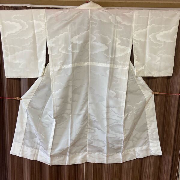 A 長襦袢 単衣 無双仕立て 化繊 白地 礼装 留袖 着物 和装 和服 和風
