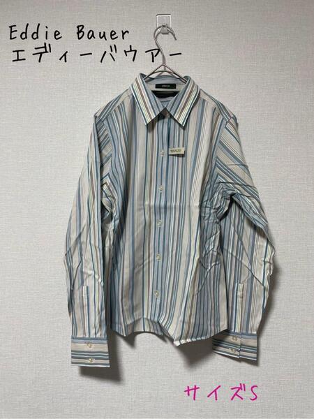 Eddie Bauer エディーバウアー PETITE ストライプシャツ S