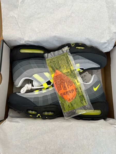 新品未使用 28.5cm AIR MAX 95 OG NEON YELLOW(2020) CT1689-001 (ブラック/ネオンイエロー/ライトグラファイト)