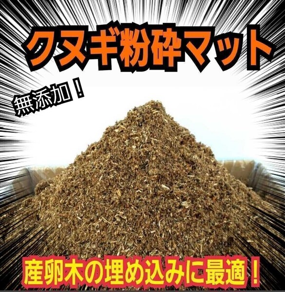 無添加!クヌギ朽ち木粉砕マット【50L】クワガタの産卵木の埋め込みに最適!発酵マットに混ぜてカブト幼虫の栄養強化にも!自然の甘い香り