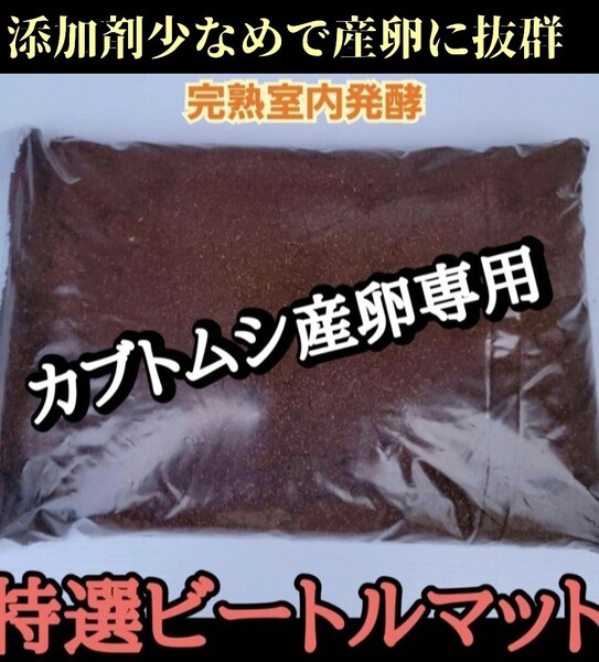 カブトムシの産卵専用 ビートルマット【10L】クヌギのオガを植菌で朽ちらせ室内で完熟発酵 添加剤少なめで産卵意欲が高まり多産へと導く