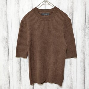 Le souk ルスーク サイズ38 リブニット セーター クルーネック